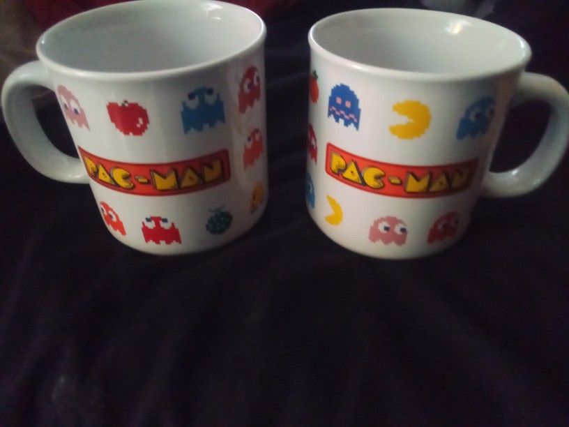 2 Pacman Cups,$10 For Both