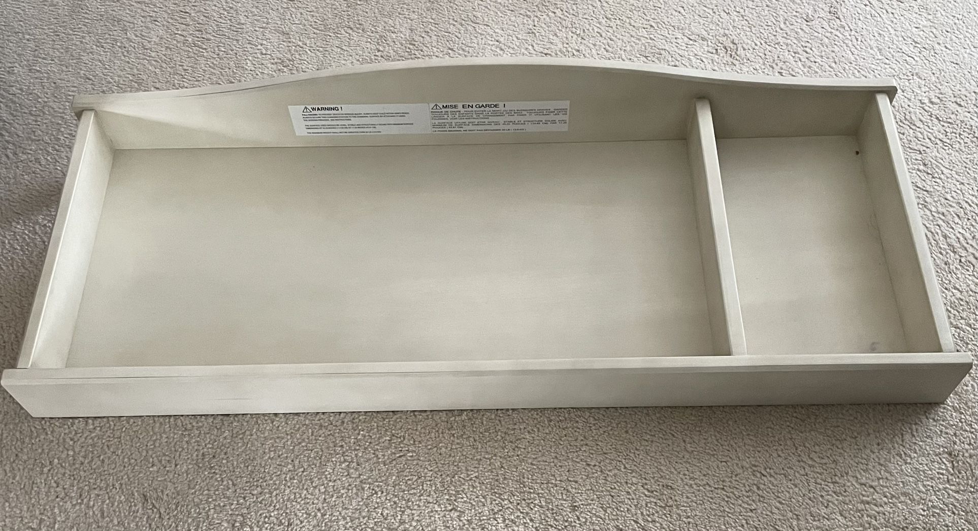 Baby Cache Vienna Antique White Changing Top Table