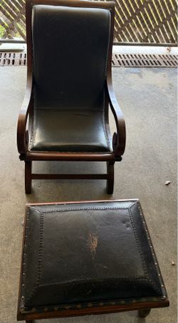 Brown Leather Armchair, Superb Quality.
