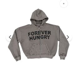 Forever Hungry Gemstone Jacket Gray
