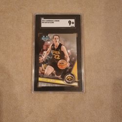 2023 Bowman U Chrome Caitlin Clark, SGC 9, Basketball Card 