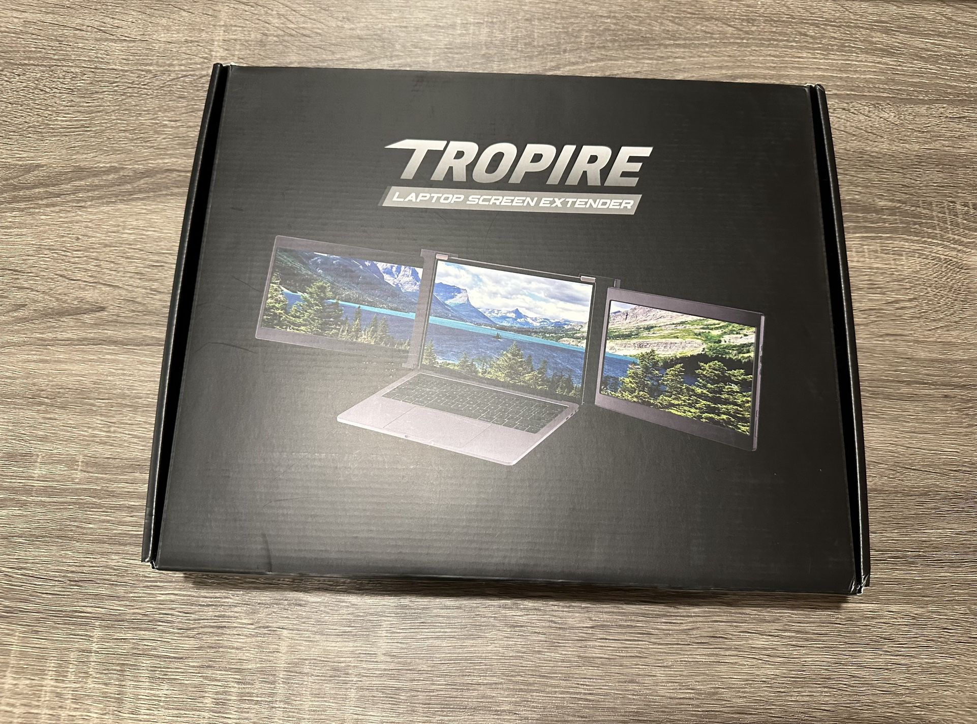 Tropire Tri-Screen Laptop Monitor Extender – 14.1” FHD Display (Dual 1080P Portable Monitors) 🖥️