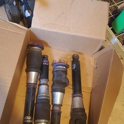 D2Racing Airbags Acura TL+ Viair 444C Compressors and Tank