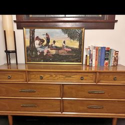 MCM lowboy dresser by Henredon Heritage 50s 60s
