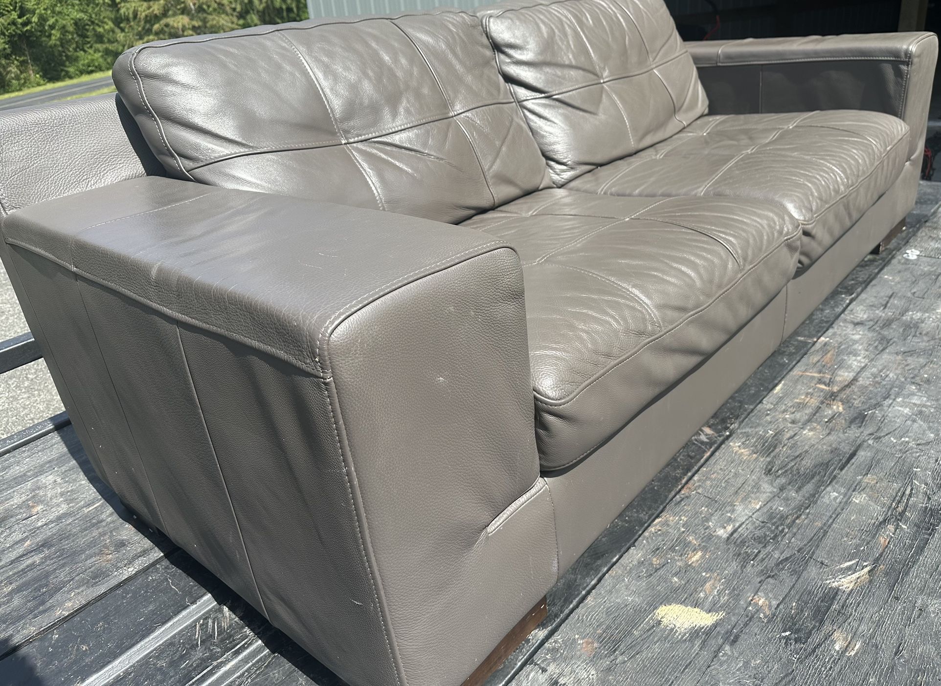 Top Grain Leather Couch ( Sofa )