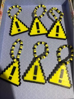 CAUTION PERLER KANDI BRACELETS FESTIVAL RAVES