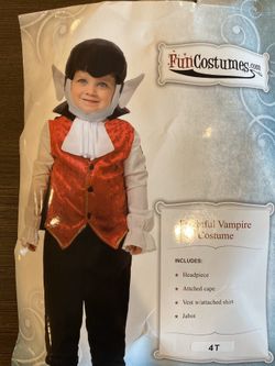 Fun Costume Kid’s Frightful Vampire Costume 4T