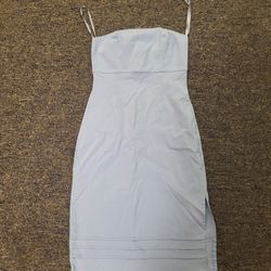 Jr 3-4 DRESS Express Stretch light blue Strapless dress Lot 08