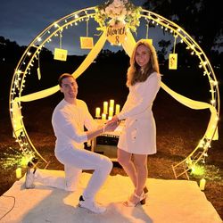 Wedding/Engagement Shoot/Baby Girl Shower Flower Arch