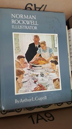 Vintage Norman Rockwell Illustrator Hardcover Book 1946 by Arthur L Guptill