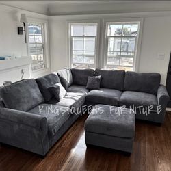 New Dark Gray Sectional 