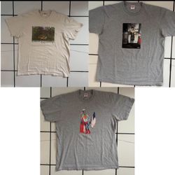 3 Supreme Shirts 