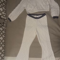 White Sweater Set