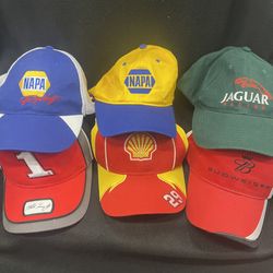 Vintage Y2K NASCAR Racing Hat Bundle 