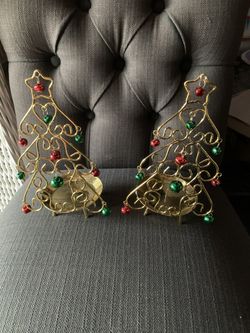 Christmas tree candle holder