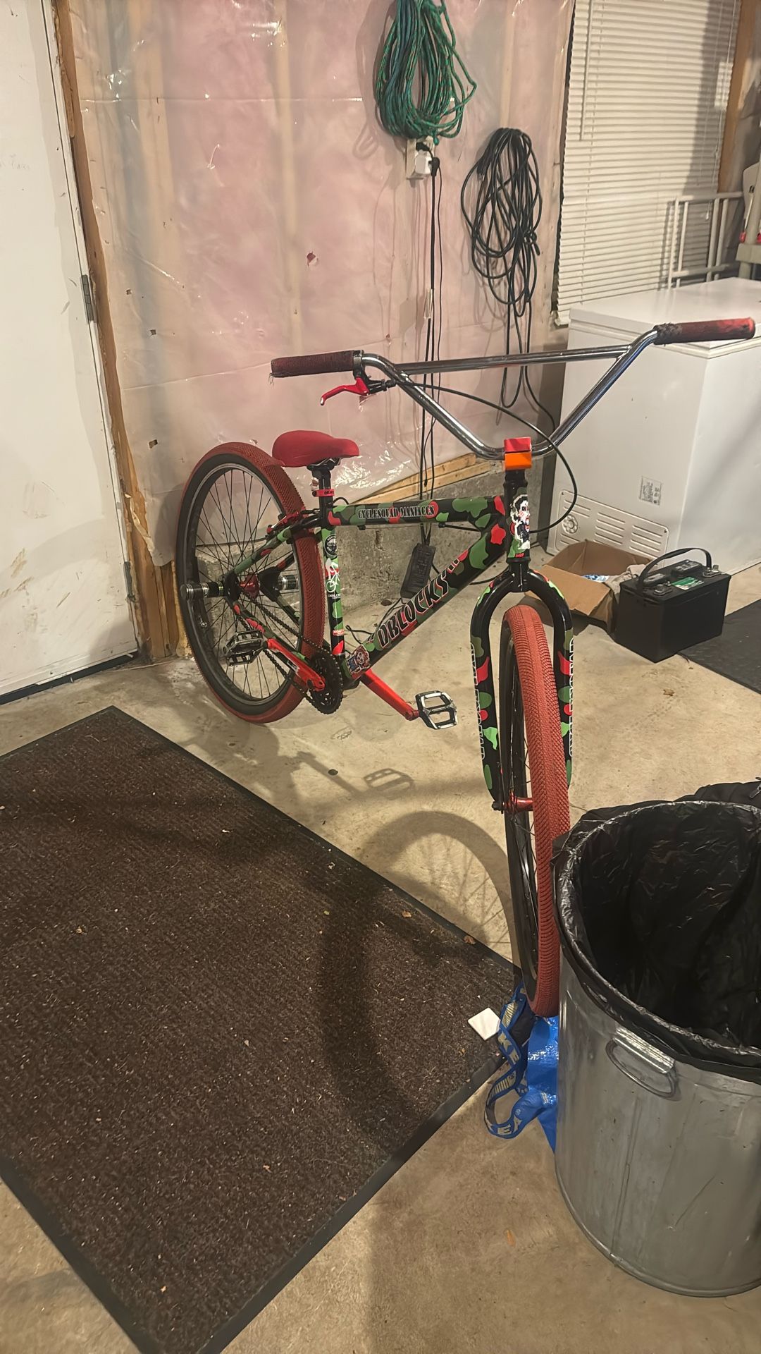 Se Bike For Sale Red Black Green camo Dblocks Big Ripper