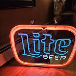 Miller Lite Neon Sign 