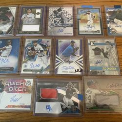 Miami Marlins Auto Card Lot