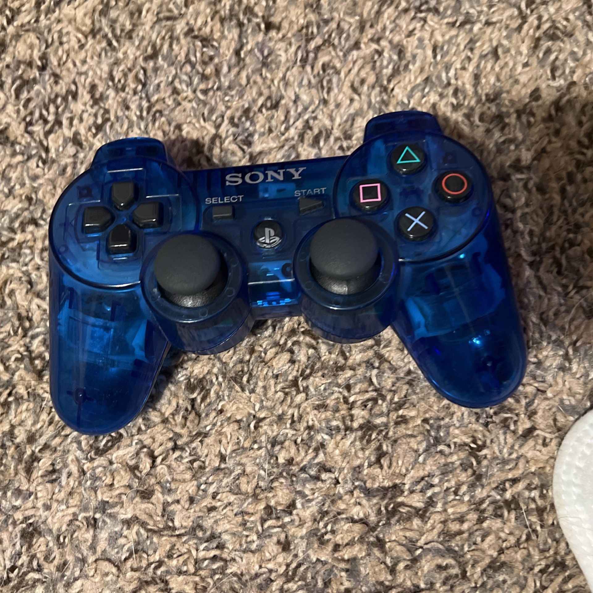 Fully Working Clear Blue Ps3 Controller Oem for Sale in San Antonio, TX