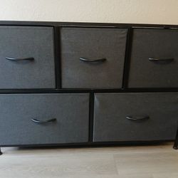 Mainstays 5 Drawer Fabric Storage Dresser 