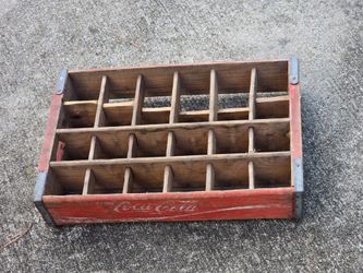 Vintage Coca-Cola Wooden Bottle Crate