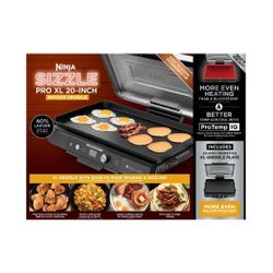 NINJA Sizzle Pro XL 20-Inch Indoor Griddle with ProTemp IQ (GX100)
