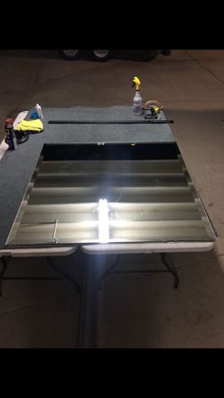 Used 1/4” mirror with 1 1/2 Bevel 43X45