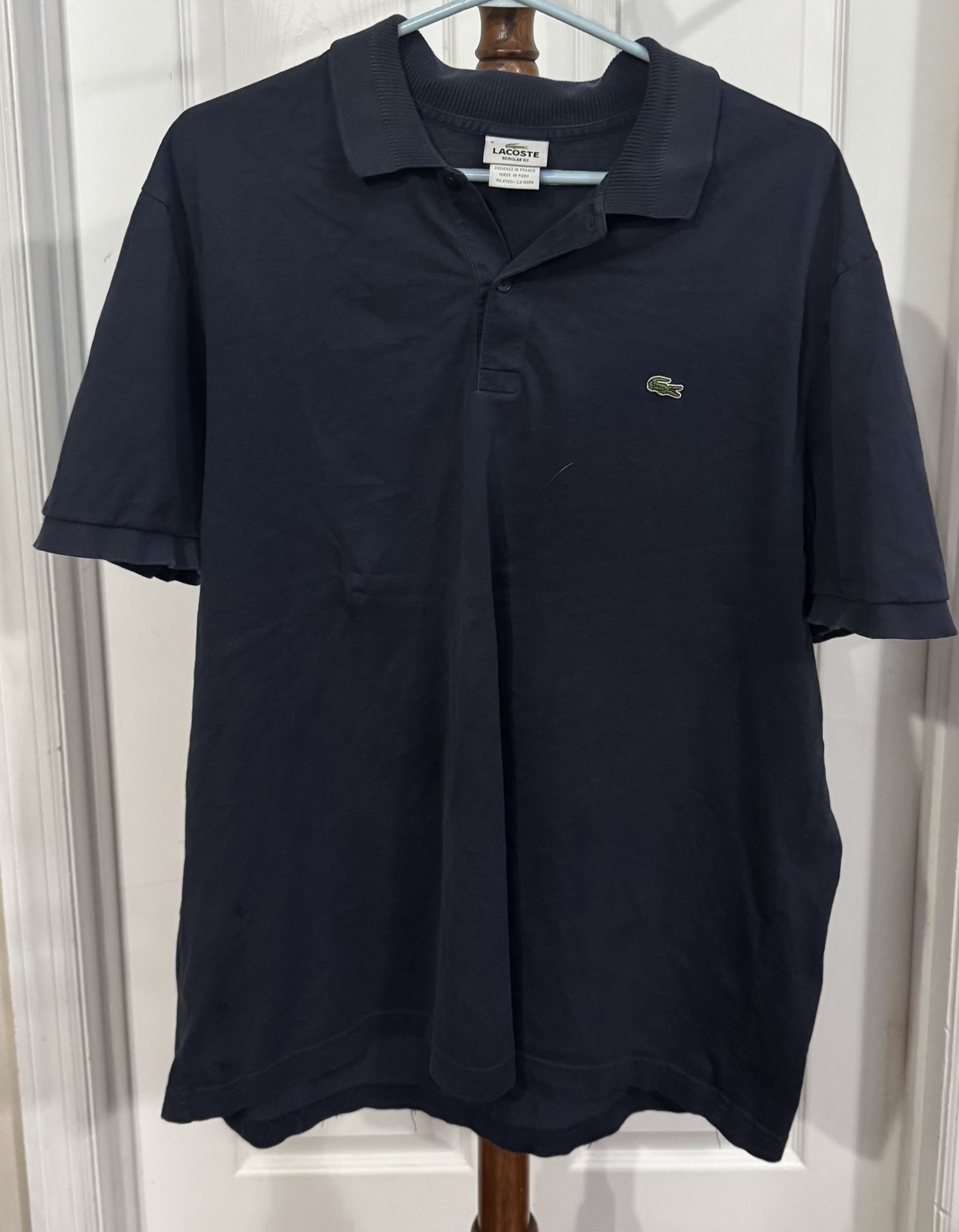 Adult Size Regular Fit Lacoste Shirt Just $5