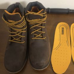 Size 11.5 Men Boots With Steal Toe Brand New Only Used In House No Box Located In Sylmar 