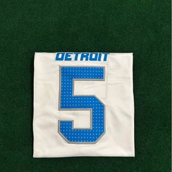 David Montgomery Detroit Lions White Jersey 