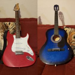 Electric and Acoustic Guitar
