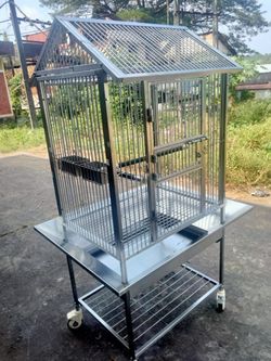 Stainless steel birdcage