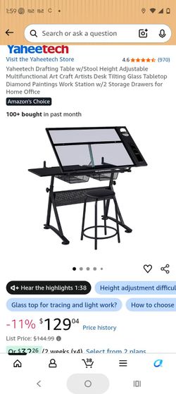 Sketching table