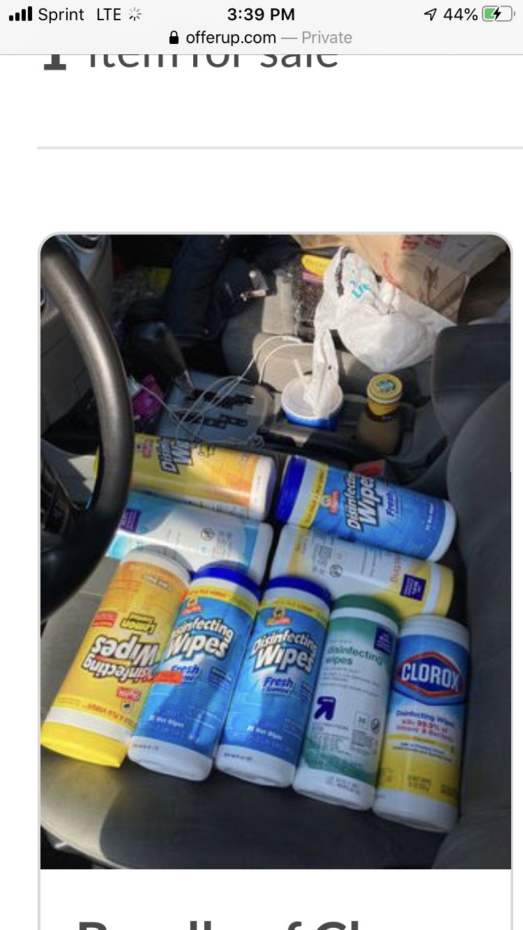 Bundle of Clorox make offer for all or any amount shown