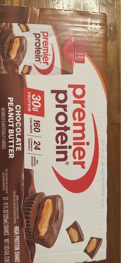 Premier Protein Chocolate Peanut Butter Shakes 12-Pack