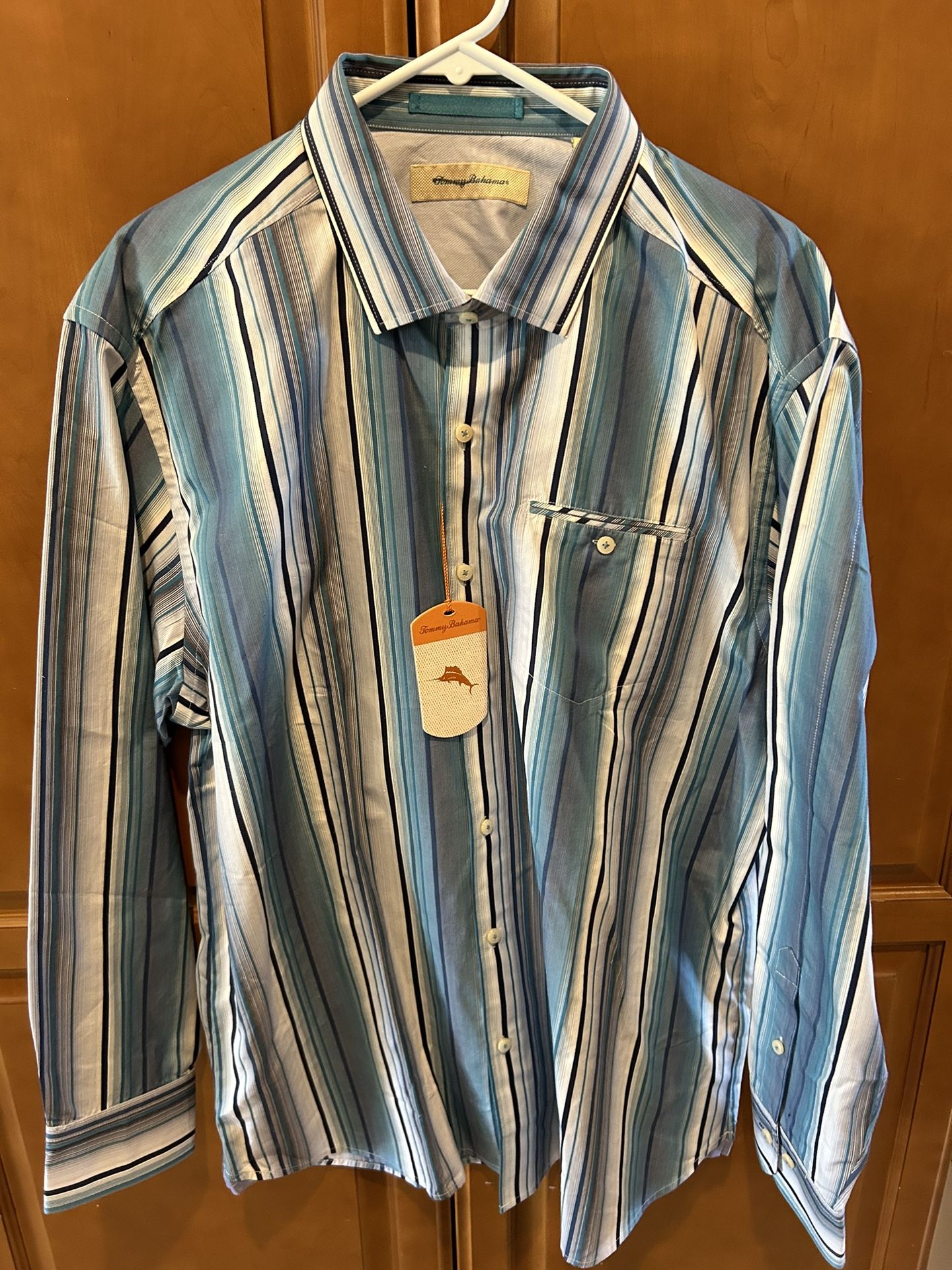 NEW Tommy Bahama Stripe Shirt