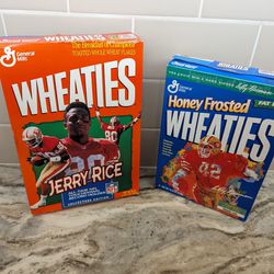San Francisco 49ers Wheaties Boxes Jerry Rice And Ronnie Lott