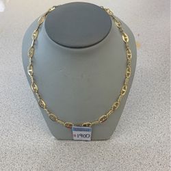 14k Yellow Gold Chain 24 Inches 