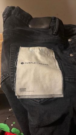 Purple jeans