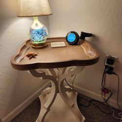 Rustic Look  Beautiful Bedside Or End Table