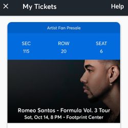 Romeo santos Tickets