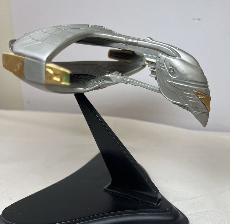 Star Trek Franklin Mint Pewter Bird of Prey Statue