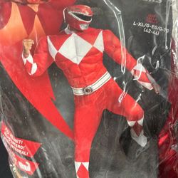 Power Rangers Red Ranger Adult Costume Halloween