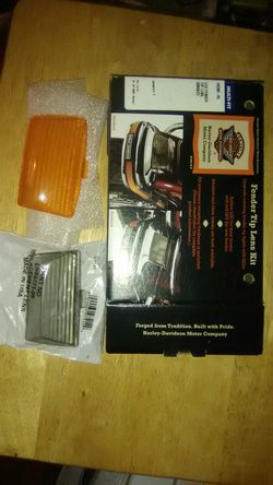 Harley Davidson Led fender tip lens, smoke and red
