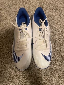 Nike Soccer Cleats White and Blue