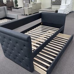 Twin Over Twin Trundle Bed Frame Only