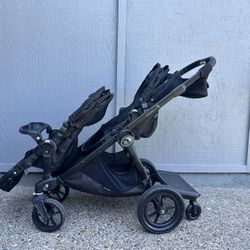 Baby Jogger City Select Double Stroller And Accessories 