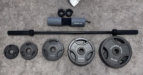 Barbell And Weight Set