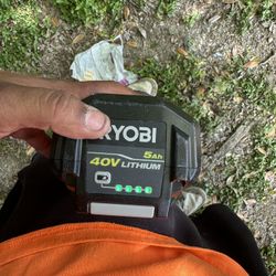 40v Lithium Battery Ryobi 