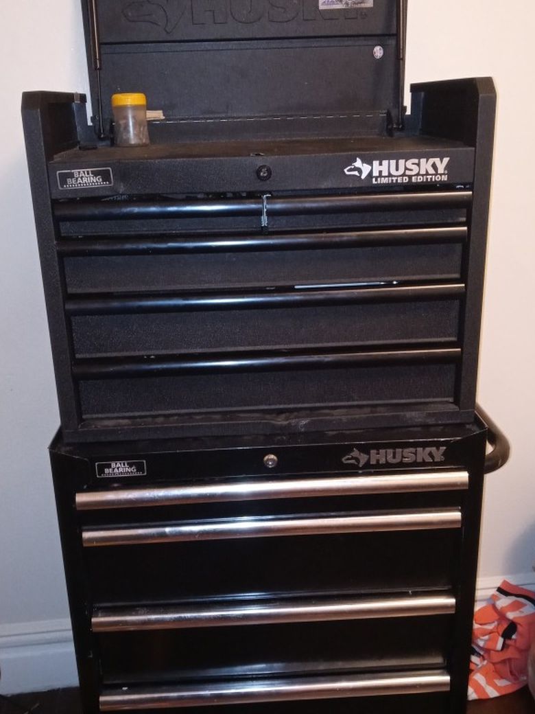 Husky Top And Bottom Boxes, With Tools, Not All Tools Are Shown